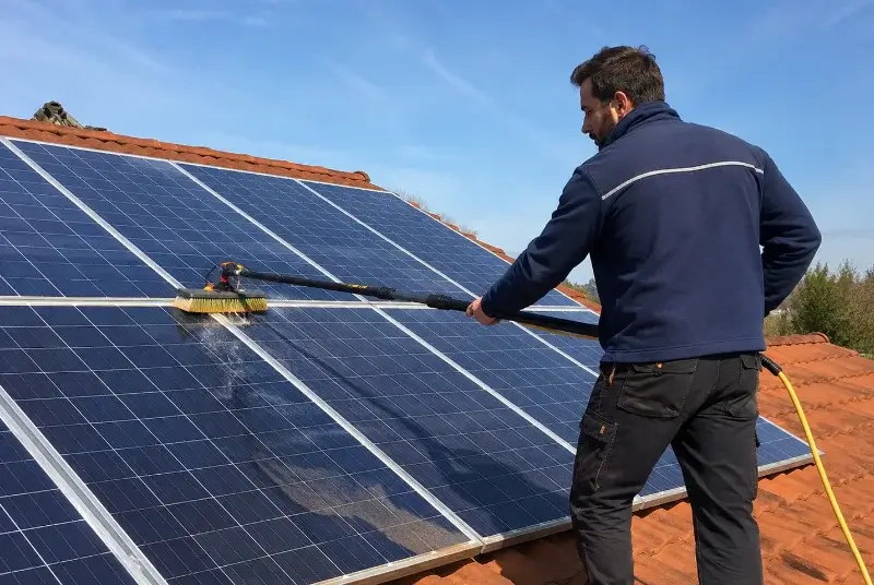 Nettoyage et entretien de panneaux solaires à Saint-André-de-Boëge